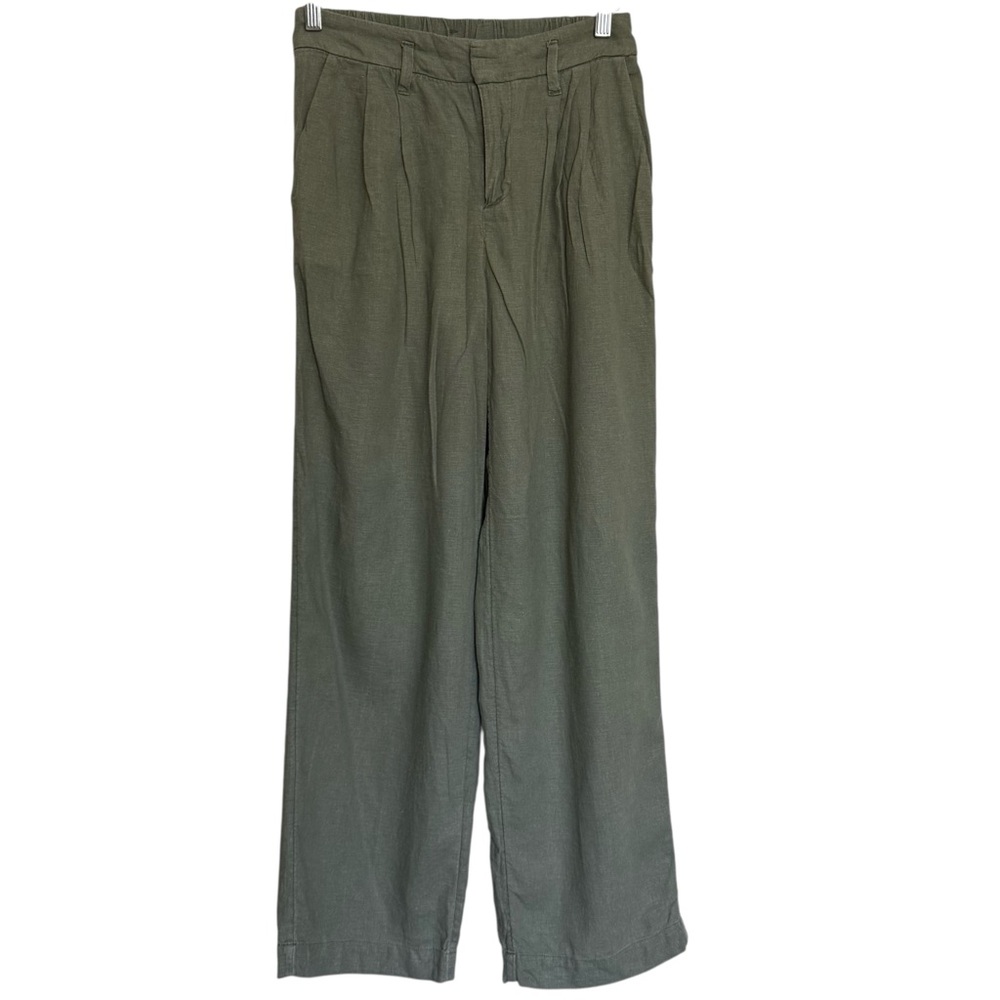 a new day Linen Blend Wide Leg Pants Size 2